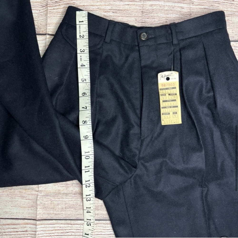 Ralph Lauren navy blue Dress Pants Tailored Wool-Blend - Picture 5 of 8